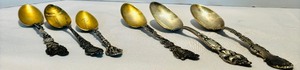 lot 109 image: Vintage Sterling Spoons