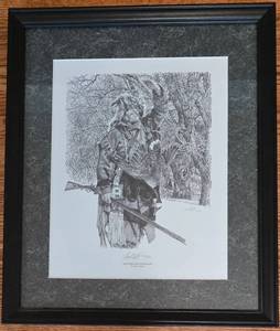 lot 80A image: Signed Paul Calle Lithograph Print, Southbound Straggler Plus Kathy Flynn Lithograph Print