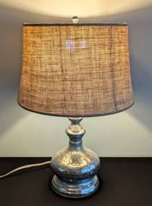 lot 226 image: Decorative Silver Table Lamp