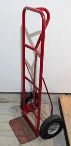 lot 224 image: Red Rolling Moving Dolly
