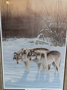 lot 233 image: Winter Silence Framed Print by Thomas Moen