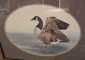 lot 93A image: Three Framed Geese Prints