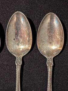 lot 189 image: Three Sterling Silver Teaspoons