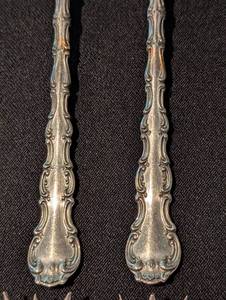 lot 34A image: Vintage Gorham Sterling Silver Cocktail Forks