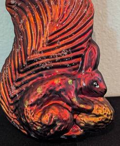 lot 173 image: Christopher Radko Glass Squirrel Ornament