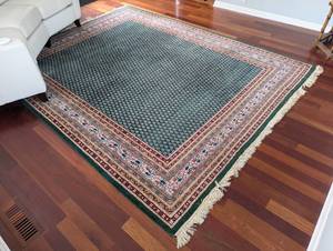 lot 2A image: Gorgeous Green Area Rug