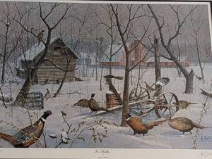 lot 153 image: Framed In Shelter Print by Les Kouba