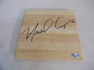 lot 24 image: Los Angeles Lakers MICHAEL COOPER SIGNED SPORTS CENTRE AUTHENTICATED BASKETBALL COURT PIECE - FANTASTIC PIECE - NICE - SEE PICTURES