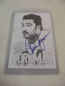 lot 43 image: MINNESOTA VIKINGS CHUCK FOREMAN SIGNED BLACK & WHITE J. GEHRING ART PIECE Approx 4 by 6 - NEW - AWESOME PIECE - SEE PICTURES