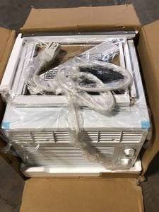 GE 5,000 BTU 115V Window Air Conditioner Cools 150 Sq. Ft. in White Damaged  Customer Returns See Pictures