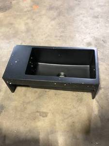 Swiss Madison Delice 24 in. Ceramic Rectangular Wall-Mount Bathroom Sink in Matte Black   Customer Returns See Pictures