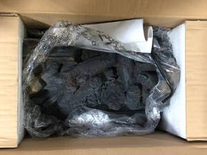 Home Decorators Collection 23 in. Electric Fireplace Log Set with Infrared Heat and Remote Customer Returns See Pictures