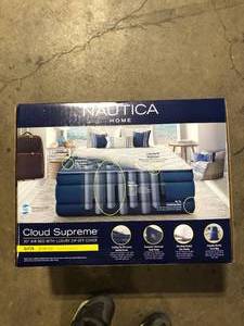 Nautica Cloud Supreme 20 in. Queen Zip-Off Pillowtop Air Mattress Customer Returns See Pictures