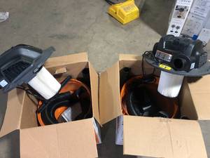 Lot of Assorted WetDry Shop Vacs Various Models and Conditions Customer Returns See Pictures