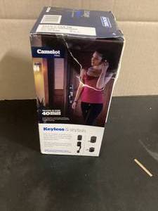 Schlage Camelot Aged Bronze Electronic Touch Keyless Touchscreen Deadbolt with Thumbturn Customer Returns See Pictures