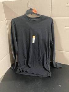 Carhartt Mens Regular Small Black Cotton Long-Sleeve T-Shirt  Customer Returns See Pictures