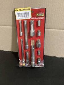 Husky 14 in., 38 in. and 12 in. Drive SAE and MM Extension and Adapter Set (11-Piece) Customer Returns See Pictures