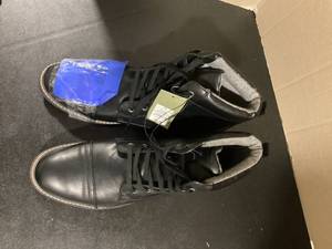 Mens Goodfellow & Co Black Jeffrey Combat Boots Size 13 Customer Returns See Pictures