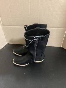 Cat & Jack Sahara  Girls Zip up Black Boots Size 3  Customer Returns See Pictures