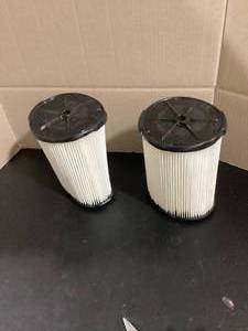 RIDGID General Debris Pleated Paper Wet Dry Vacuum Shop Vac Filter Replacement for Most 5-16 Gallon RIDGID Shop Vacs (2-Pack) Customer Returns See Pictures