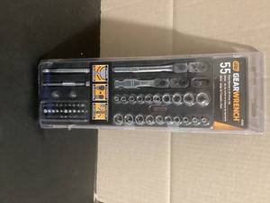 GEARWRENCH 14 in. Drive 6-Point SAEMetric Slim Flex-Head Ratchet and Socket Mechanics Tool Set (55-Piece) Customer Returns See Pictures