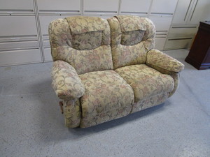 Lay-Z-Boy Leather Reclining Loveseat