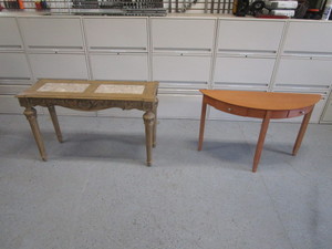 (2) Tables 15x42x26 & 18x48x30