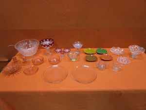 Misc. Glass & Crystal pcs
