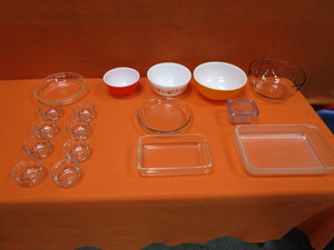 Pyrex Cooking Items
