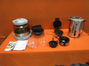 NuWave Infrared Oven, Waffle Maker, Coffee Pot