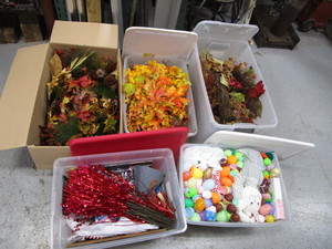 Totes of Fall, 4th of July & Easter Decorations