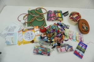 lot 93 image: embroidery supplies