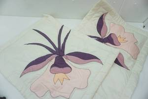 lot 143 image: quilted pillow shams