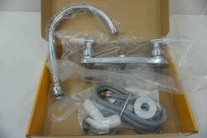 lot 178 image: Tuscany brass kitchen faucet