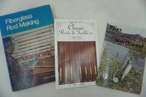 lot 204 image: Rod, tackle and fly making, fishing accessory books