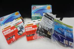lot 209 image: Poly foam and window insulation kits