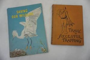 lot 214 image: 30s and 50s wildlife and trapping books