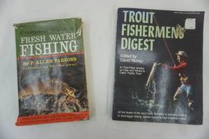 lot 215 image: Trout and Fresh Water Fishing books