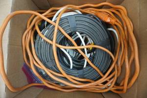 lot 228 image: Extension and cable cord lot