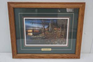 lot 245 image: Jim Hansel Complete Tranquility framed picture