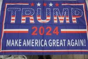 lot 247 image: Trump flag