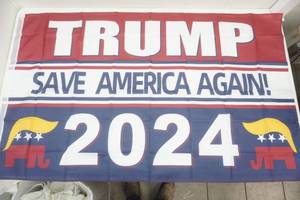 lot 252 image: Trump Save America sign