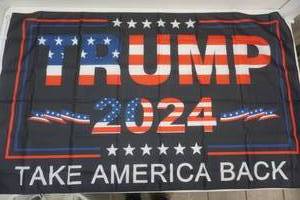 lot 255 image: Trump 2024 sign (3x5)