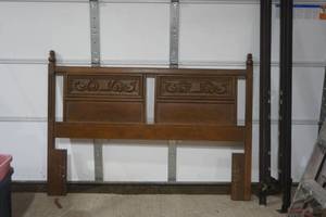 lot 267 image: vintage headboard