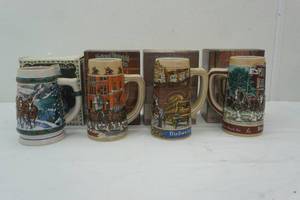 lot 281 image: Budweiser Steins