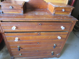 Antique Dresser with Hankie Drawers
