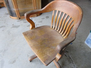 Vintage Oak Office Chair
