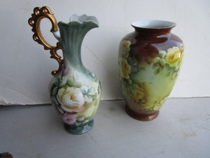 Ceramic Ewer & vase