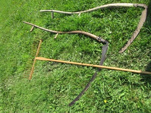 Primitive Scythes, Wooden Rake