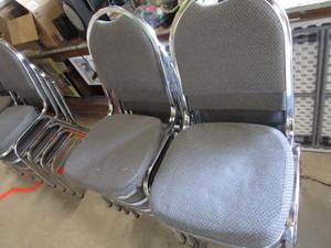 Stacking Chairs, Padded